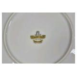 Harmony House China Dessert Plates Floral Gold Trim Porcelain Tableware