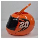 Tony Stewart #20 NASCAR Helmet Candy Bucket Orange Trick or Treat Pail