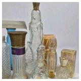 Avon Vintage Perfume Bottle Lot Glass Vanity Cologne Bottles Decorative Assorted