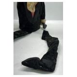 1940s Vintage Rabbit Bottle Cover Doll Cloth Figural Topper Long Ears Suit