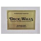 Emmett Kelly Clown Framed Art Print Matted Wall Decor Deck The Walls Framing