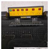 DeWalt Work Bench Pegboard Power Strip Storage Shelving Garage Workshop Station