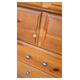 Vaughan Furniture Wood Chest of Drawers Tall Dresser Multi Drawer Storage