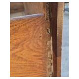 Mid Century Modern Nightstands Pair Walnut 3 Drawer End Tables Vintage Style