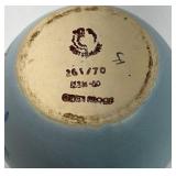 Vintage Stangl Pottery Blue Floral Pitcher Jug USA