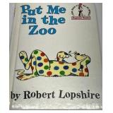 Vintage Dr Seuss Beginner Books Lot of 3 Foot Book Put Me in the Zoo