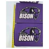 Buffalo Bison Seat Cushion Pad Purple Stadium Chair Cushion with Handle