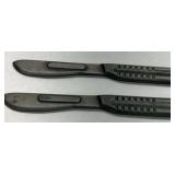 Vintage Unasyn Pharmaceutical Scalpel Metal Pair Advertising