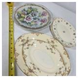 Vintage Floral China Plates Bavaria Japan Porcelain Serving Plates