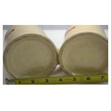 Kronenbourg Ceramic Beer Steins Lot of 2 Vintage Barware Mugs France