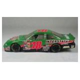 Bobby Labonte #18 Interstate Batteries NASCAR Diecast Car Green Racing Model