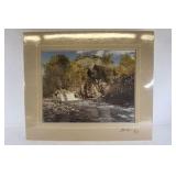 Art Gore Signed Photograph Lot Mountain Landscape Cabin Stream Prints Colorado
