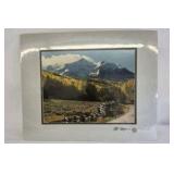 Art Gore Signed Photograph Lot Mountain Landscape Cabin Still Life Framed Prints Colorado