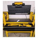 DeWalt Work Bench Pegboard Power Strip Storage Shelving Garage Workshop Station