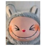 Pop Mart Labubu Have A Seat Plush Gray Bunny Monster Figure w/ Box