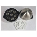 Cuisinart Egg Central Egg Cooker Electric Stainless Kitchen Appliance