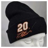 Tony Stewart #20 Home Depot Beanie Hat Gloves Set Black NASCAR Winter Knit