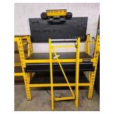 DeWalt Work Bench Pegboard Power Strip Storage Shelving Garage Workshop Station