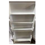 Sanyo Compact Mini Refrigerator White Single Door Fridge Adjustable Shelving