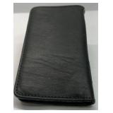 Harley Davidson Motorcycles Leather Wallet Black Embossed Bifold Rider Gear