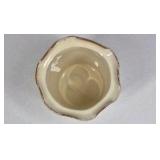 Pier 1 Imports Ceramic Pitcher Italy Cream Glaze Jug Decorative Wine Bottle Wood Box Cabinet