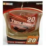 Tony Stewart #20 NASCAR Ornament Set Diecast Car Driver Figure Helmet Trevco
