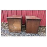 Vintage Record Player Console Stereo Turntable Wicker Front Cabinet