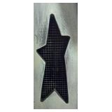 Primitive Wood Birdhouse Tall Star Cutout Rustic Farmhouse Decor