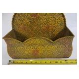 Vintage Kitchen Wall Decor Lot of 4 Tin Wall Pocket Hooks Thermometer Plaques