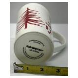Starbucks Coffee Mug and Tumbler Set Holiday Ceramic Cup Green Plastic Tumbler