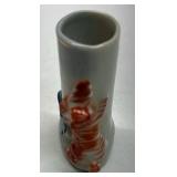 Vintage Ceramic Dog Toothpick Holder Figural Puppy Floral Small Tabletop Holder