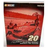 Tony Stewart #20 NASCAR Ornament Set Diecast Car Driver Figure Helmet Trevco