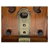 Thomas America Series Cathedral Radio Model 217 Vintage Style AM FM AFC Wood Cabinet