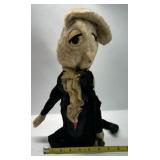 1940s Vintage Rabbit Bottle Cover Doll Cloth Figural Topper Long Ears Suit