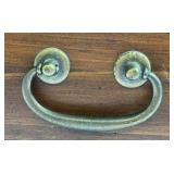 Wooden Storage Chest Box with Hinged Lid Metal Hardware Decorative Trunk