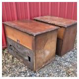 Vintage Record Player Console Stereo Turntable Wicker Front Cabinet