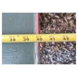 Vintage Metal Top Table Industrial Utility Work Table Steel Frame