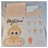 Pop Mart Labubu Have A Seat Plush Gray Bunny Monster Figure w/ Box