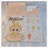 Pop Mart Labubu Have A Seat Plush Gray Bunny Monster Figure w/ Box