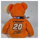 Ty Beanie Baby Home Depot Bear NASCAR Toy Car Orange Racing Collectibles