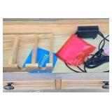 Vintage Wood Hutch Cabinet Desk Drop Front Secretary Drawer Storage