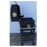 Weber Charcoal Grill Smoker Combo Outdoor Cooking Cart Adjustable Vents