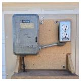 Vintage Metal Locker Cabinet 6 Door Industrial Storage School Gym Style