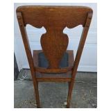 Grand Rapids Chair Co Antique Oak Dining Chairs Set Pressed Back Armchair Michigan