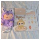 Pop Mart Labubu Have A Seat Plush Purple Bunny Monster Figure w/ Box