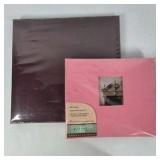 2 Scrapbook Photo Albums Top Loading Pages Memories Books