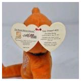 Ty Beanie Baby Home Depot Bear NASCAR Toy Car Orange Racing Collectibles