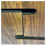 Mid Century Modern Wood Nightstands Pair Floating Drawer Cabinet End Tables