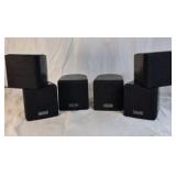 Sanyo Surround Sound Speaker System Subwoofer Center & Satellite Speakers