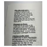 Beverly’s Culinary Arts Recipe Binder Cookbook Vintage Kitchen Recipe Book